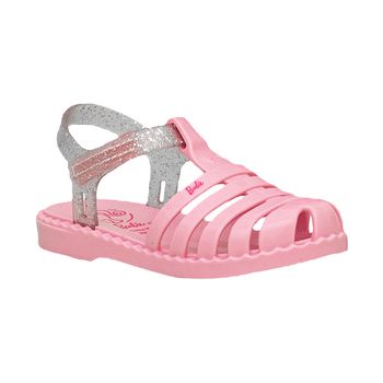 Sandalia-Rosa-Transparente-e-Glitter-Kids-Duo-|-Barbie-Tamanho--20---Cor--ROSA-0